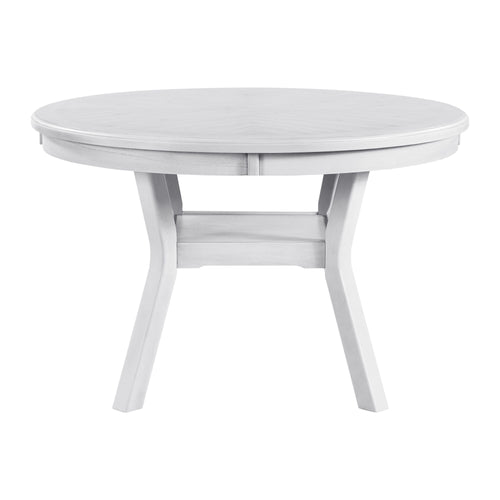 Amherst Dining Table with Wood Leg White Finish