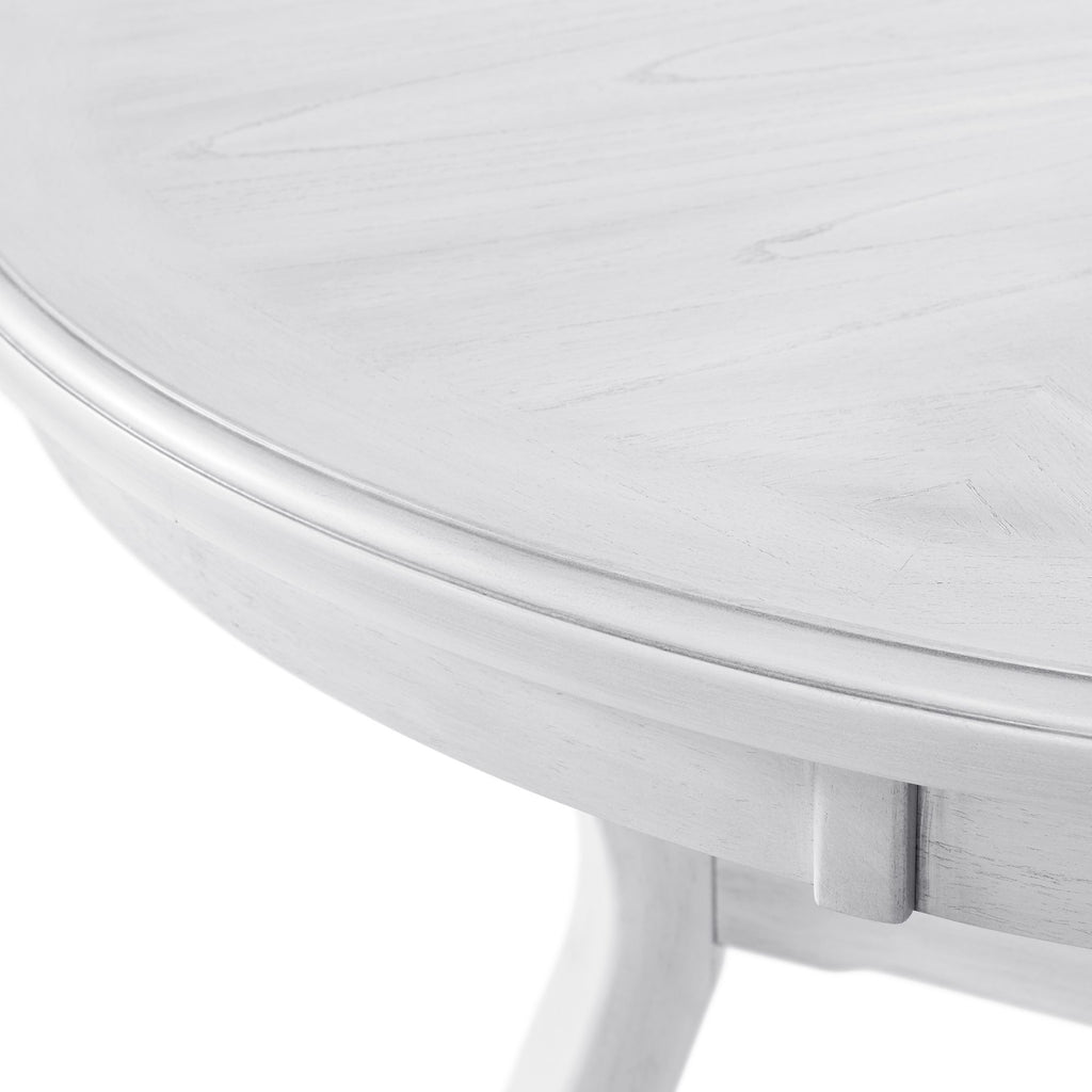 Amherst Dining Table with Wood Leg White Finish