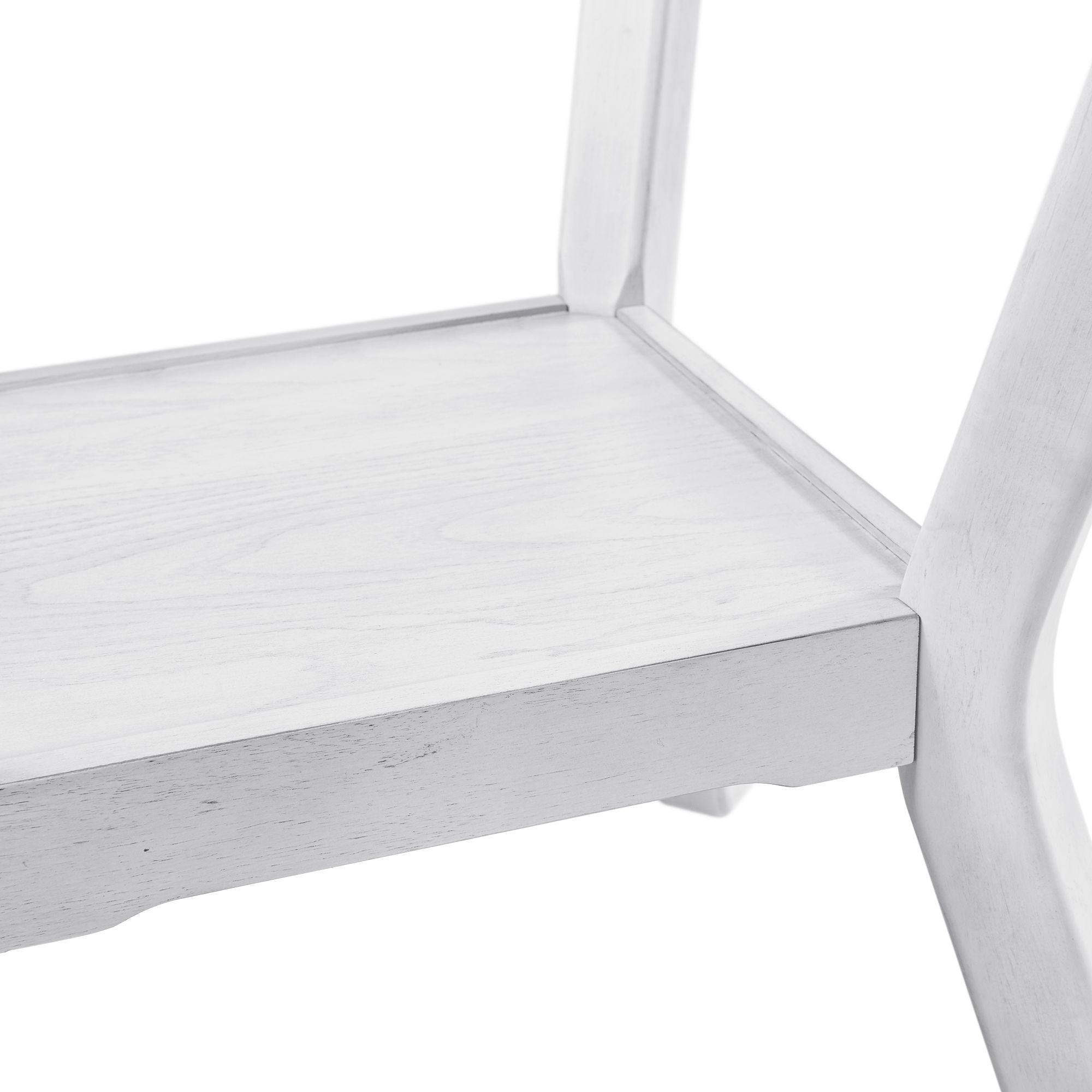 Amherst Dining Table with Wood Leg White Finish