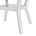 Amherst Dining Table with Wood Leg White Finish