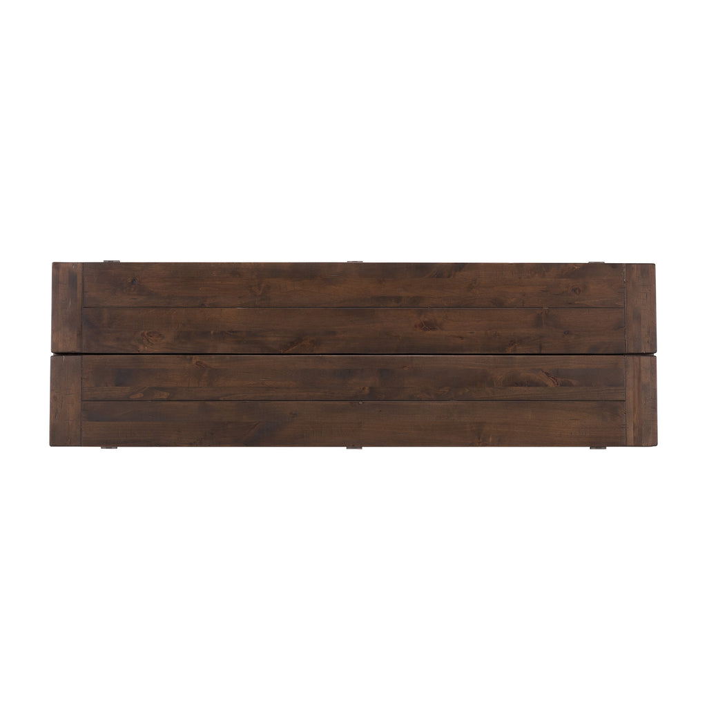 (D682-33)-New-Bedford--Folding-Top-Dining-Table--Latte/Dark-Pine