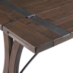 (D682-33)-New-Bedford--Folding-Top-Dining-Table--Latte/Dark-Pine
