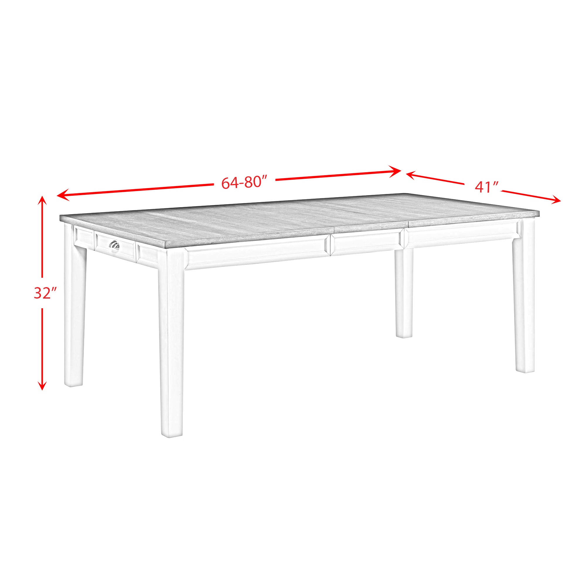 Kayla-Two-Tone-Dining-Table-with-2-Drawers