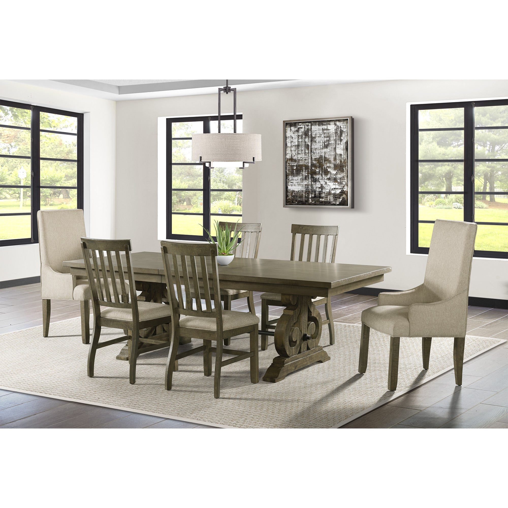Stone-Dining-Table-Gray-Finish