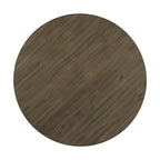 Stone-Round-Dining-Table-W/PU-Base-Gray-Finish