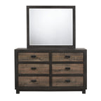 Harlington-6-Drawer-Dresser-w/-Mirror-Set