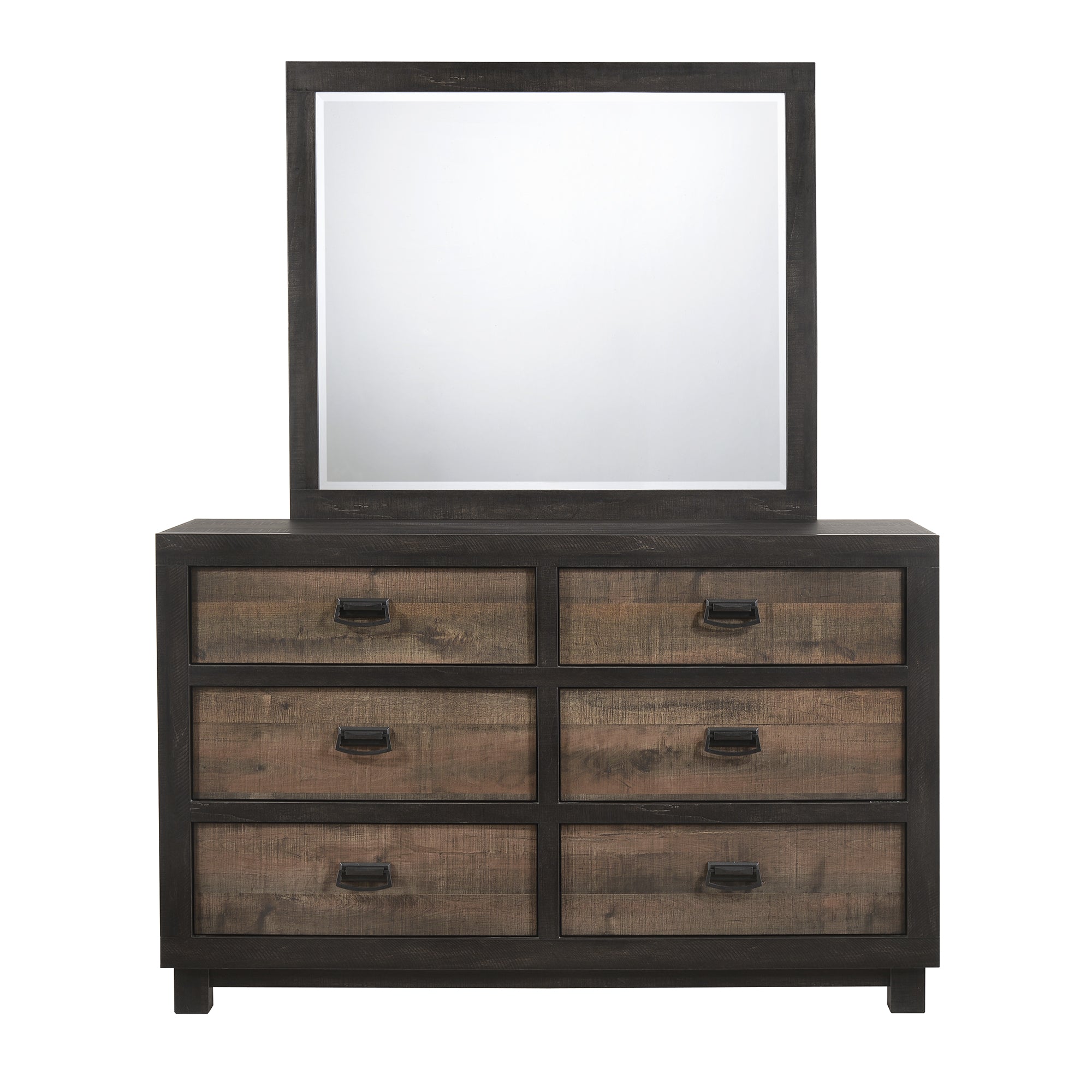 Harlington-6-Drawer-Dresser-w/-Mirror-Set