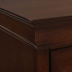 Louis-Philippe-6-Drawer-Dresser-&-Mirror-in-Cherry