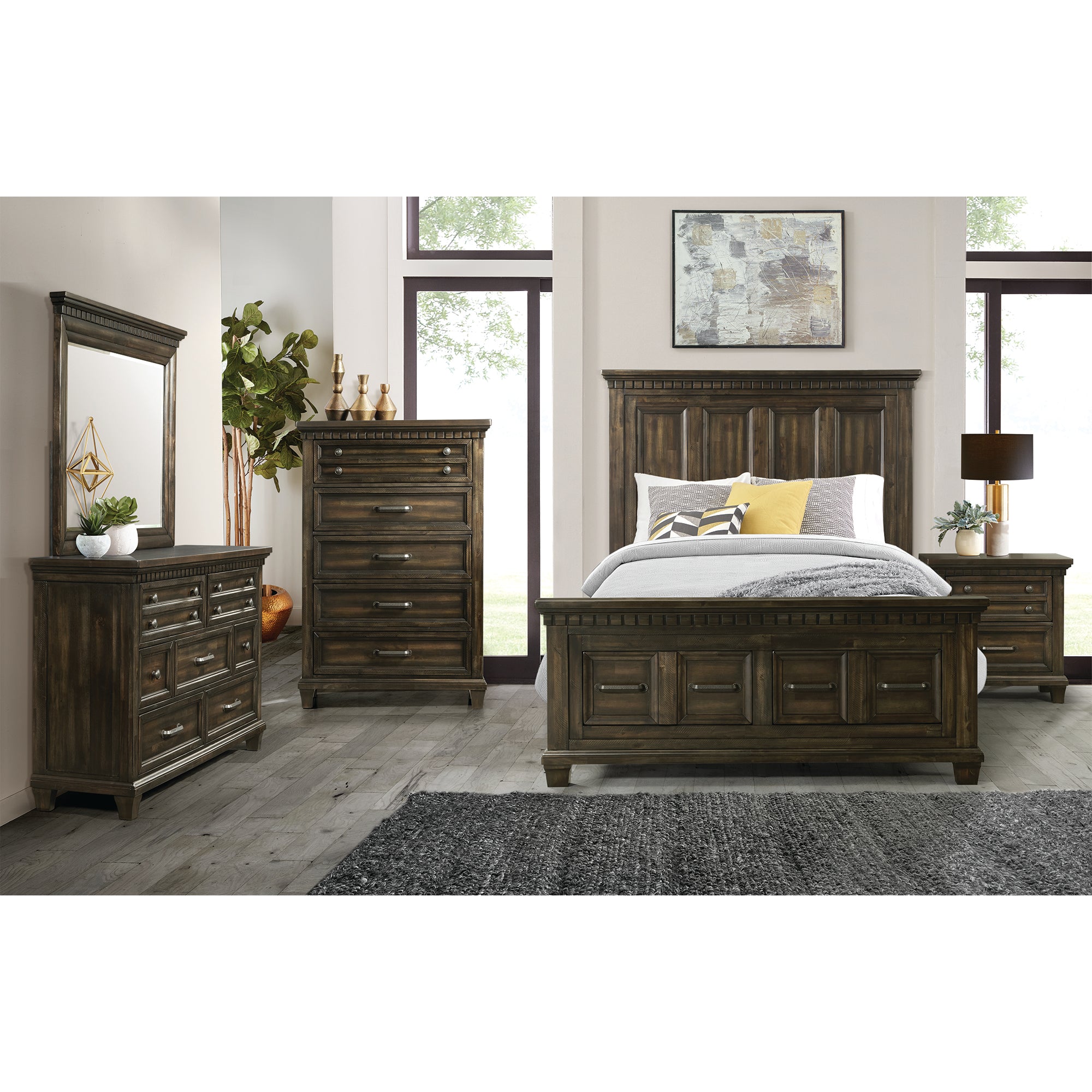 McCabe-7-Drawer-Dresser-with-Mirror-Set