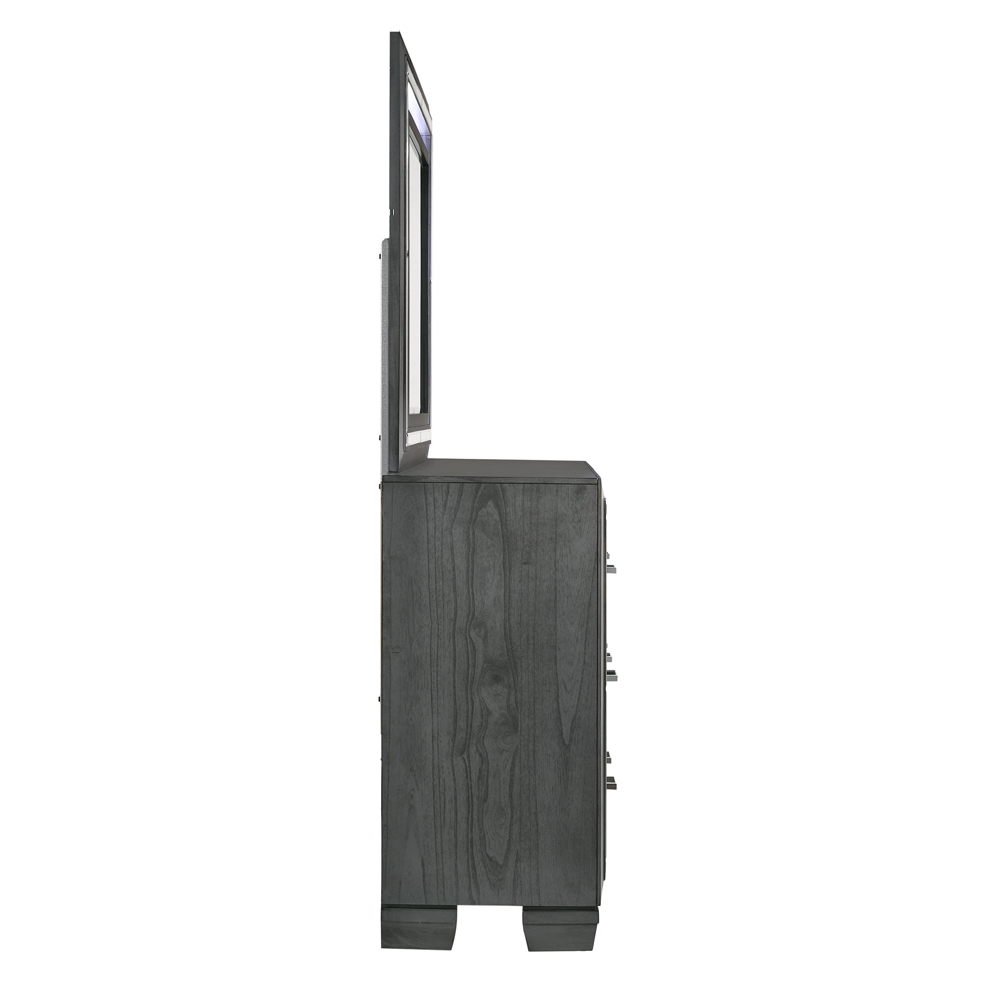 Titanium-7-Drawer-Dresser-w/-Mirror-Set