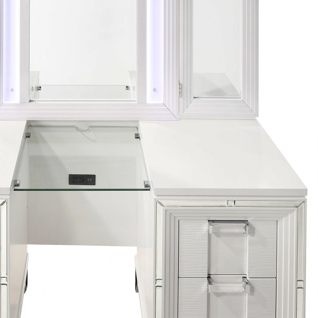 Twenty Nine Dressing Set with LED & USB Plug White