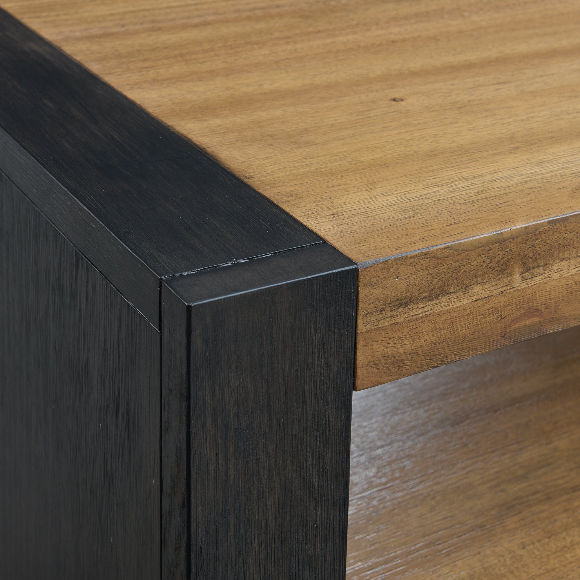 Breckenridge-End-Table-in-Light-Oak-&-Black