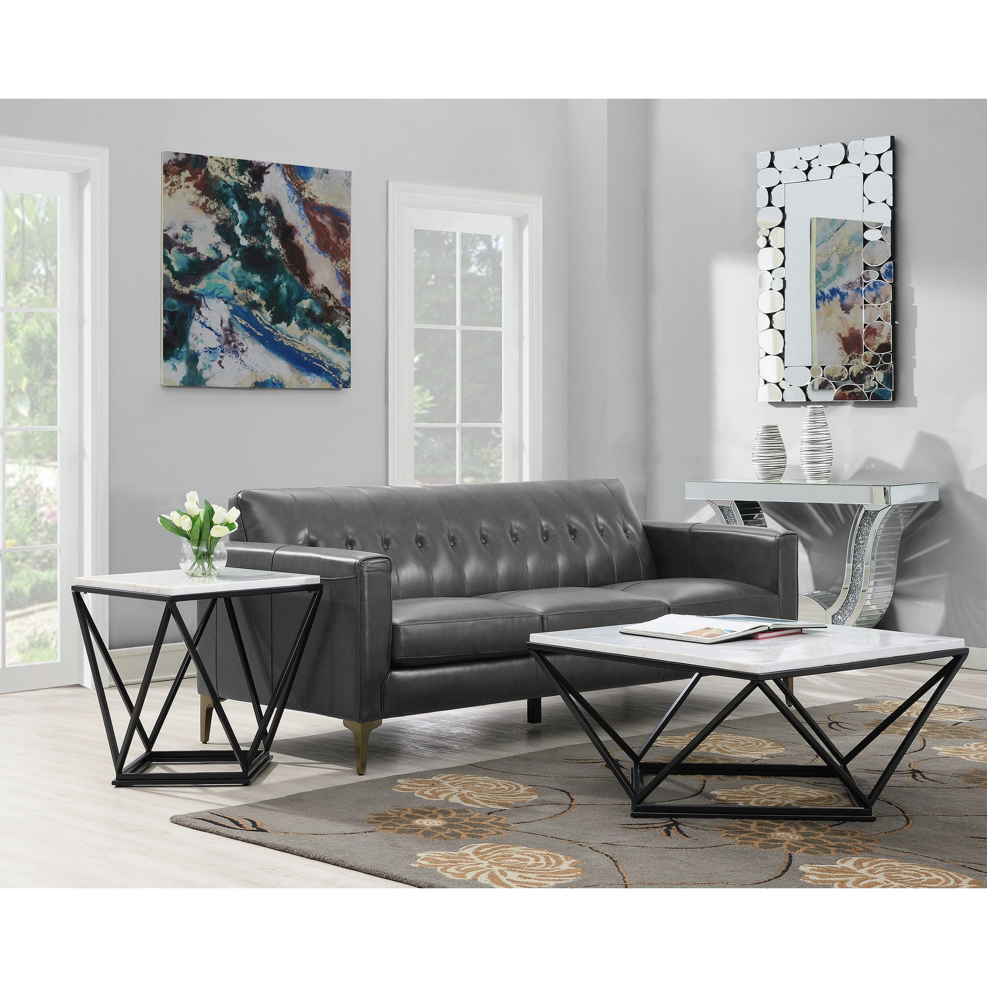 Riko-End-Table-W/-Metal-Leg