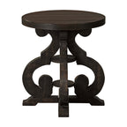 Stone-Occasional-Round-Side-Table-With-Pu-Base