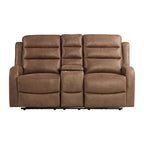 Avanti-Power-Motion-Loveseat-with-Power-Motion-Head-Recliner-&-Console-in-Whiskers-PU-Brown