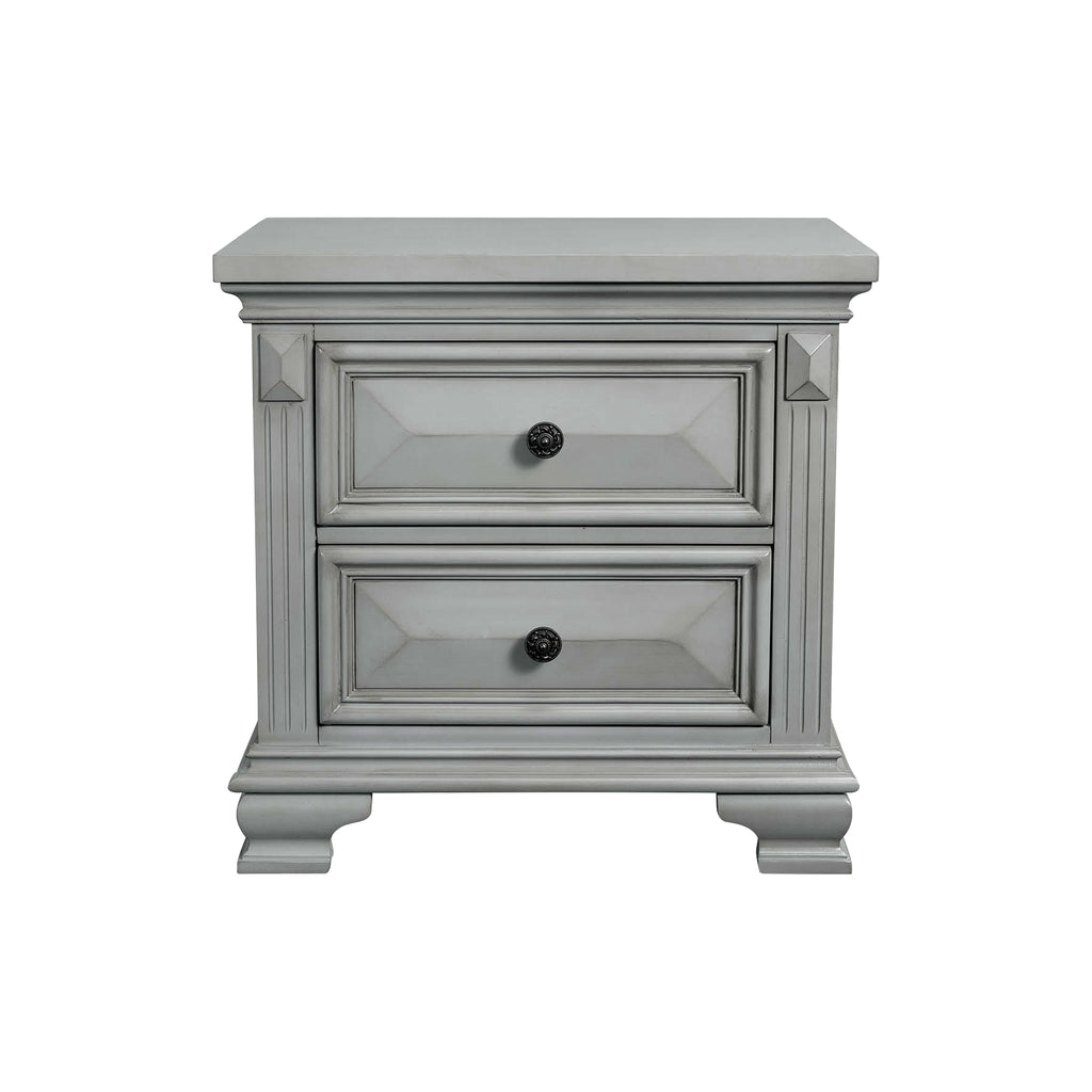 Calloway Nightstand Grey Color