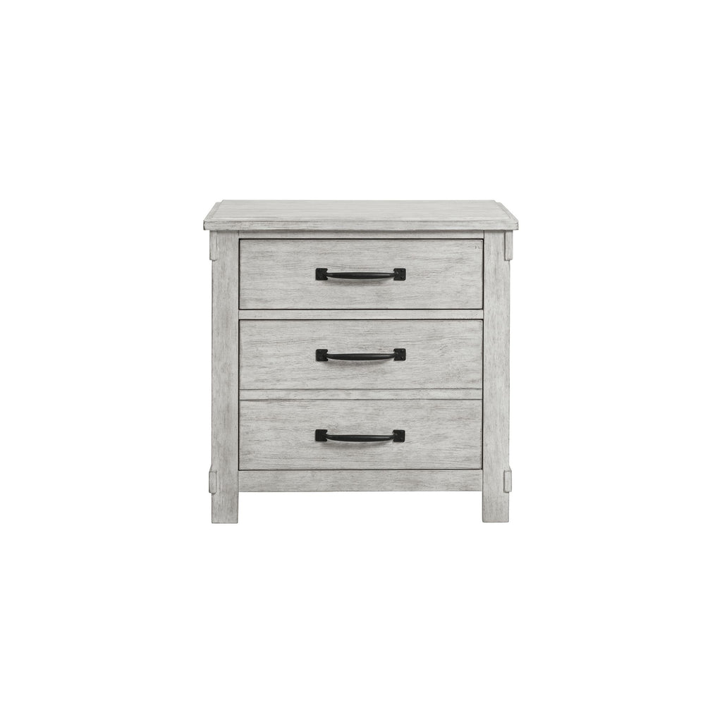 Scott-Nightstand-W/USB-White-Finish