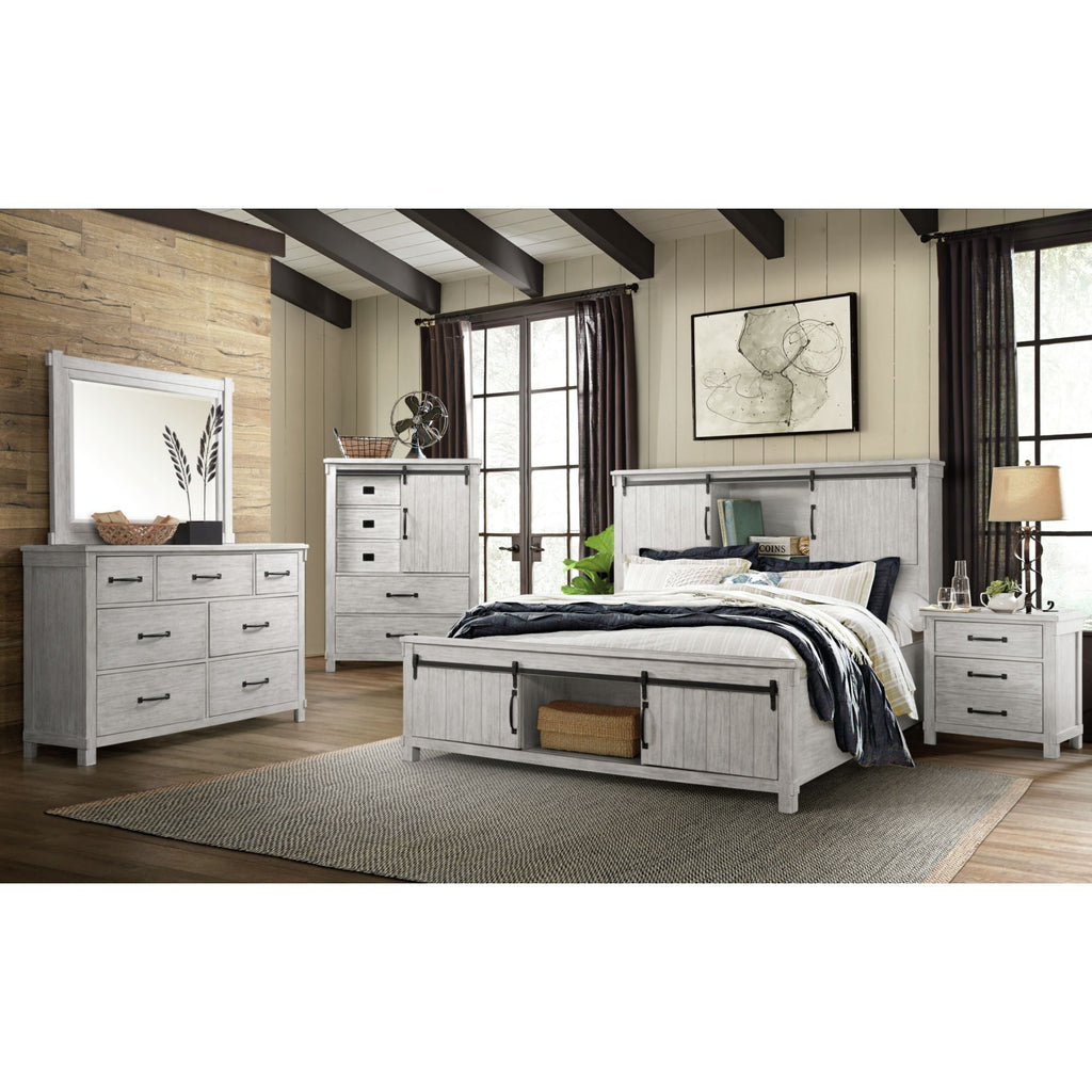 Scott-Nightstand-W/USB-White-Finish