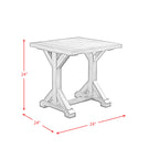 Finn-3PC-Accent-Trestle-Table-Set-Coffee-Table-&-Two-End-Tables