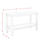 Kansas-3PC-Occasional-Table-Set-Coffee-Table,-One-End-Table-&-One-Sofa-Table