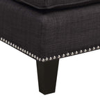 Erica-497-Ottoman-W/Chrome-Nail-Heirloom-Charcoal-(ISTA-3)