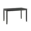 Alex-Grey-60""-7-PC-Counter-Set-(Grey-Table-with-Black-PU-Seat)