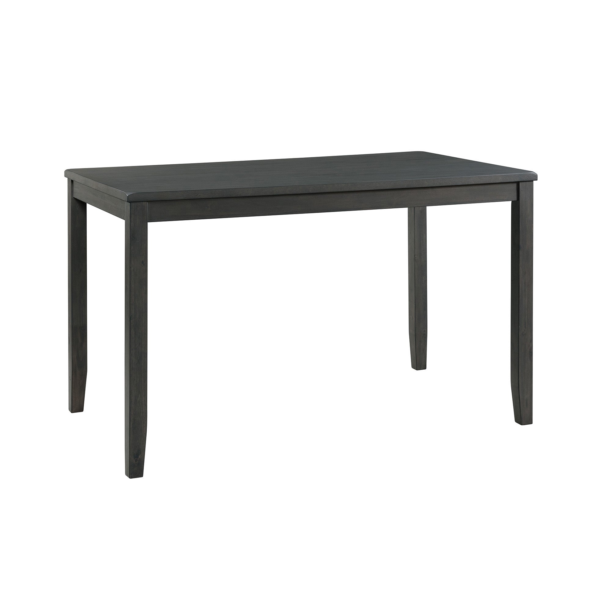 Alex-Grey-60""-7-PC-Counter-Set-(Grey-Table-with-Black-PU-Seat)