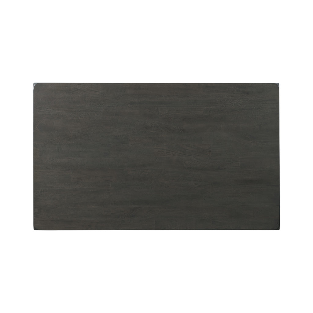 Alex-Grey-60""-7-PC-Counter-Set-(Grey-Table-with-Black-PU-Seat)