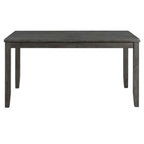 Alex-Grey-60""-7-PC-Dining-Set-(Grey-Table-with-Black-PU-Seat)