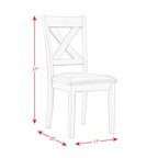 Alex-Grey-60""-7-PC-Dining-Set-(Grey-Table-with-Black-PU-Seat)
