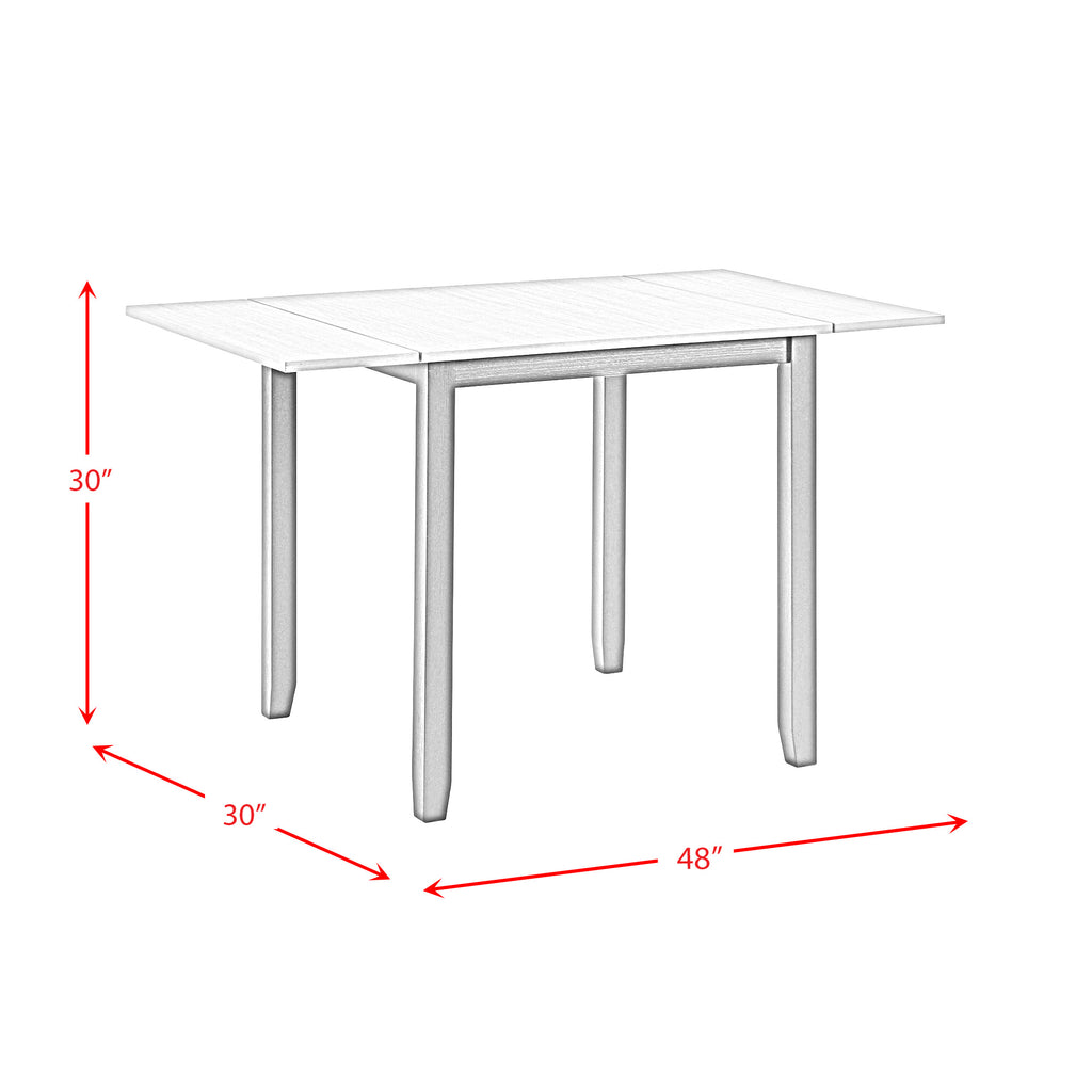 Martin-3-pc-Drop-Leaf-Dining-Set-(Black-Base)