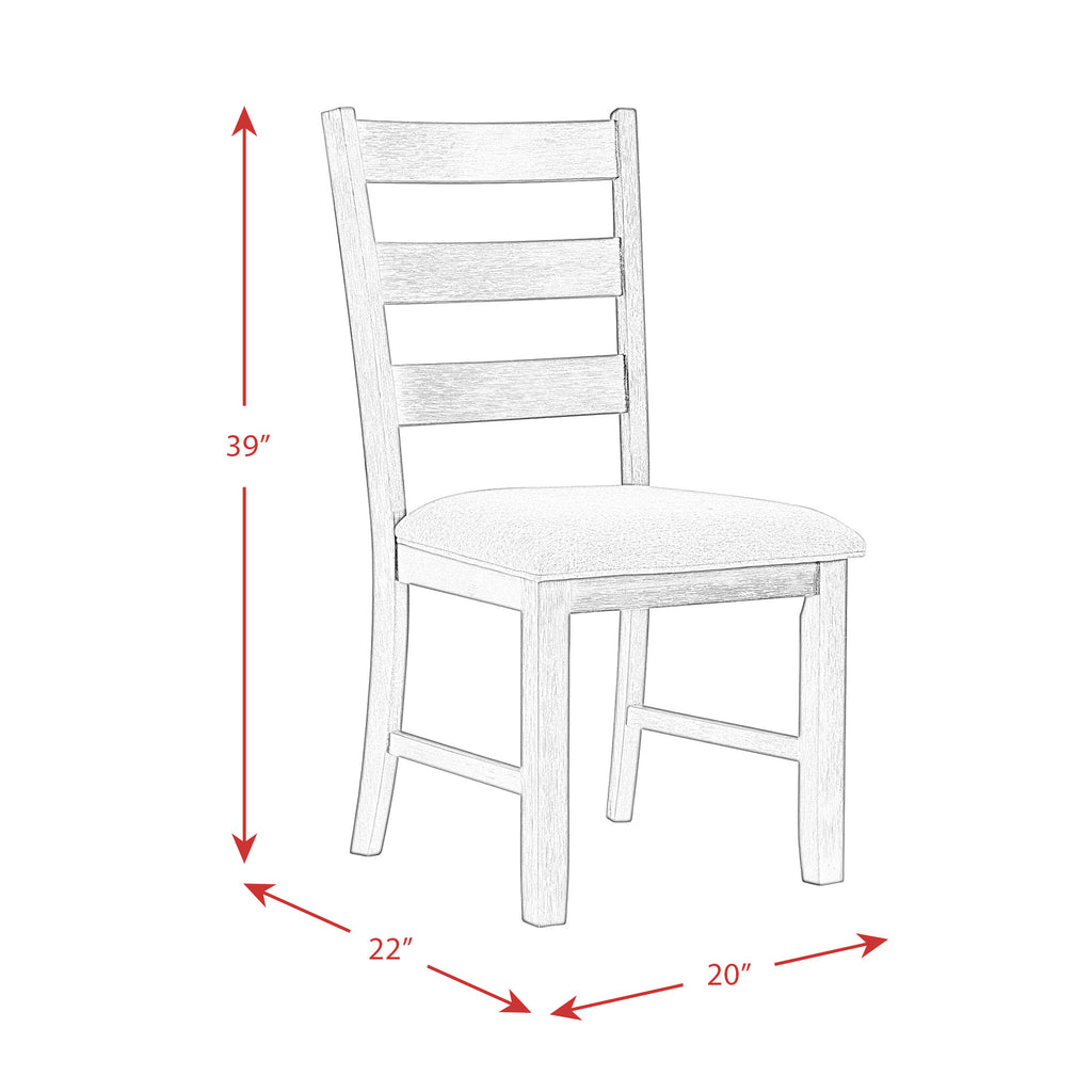 Martin-3-pc-Drop-Leaf-Dining-Set-(Dark-Brown-Top---White-Base)