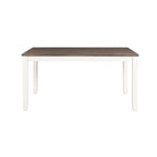 Martin-5-Pc-Dining-set-(Dark-Brown-Top---White-Base)