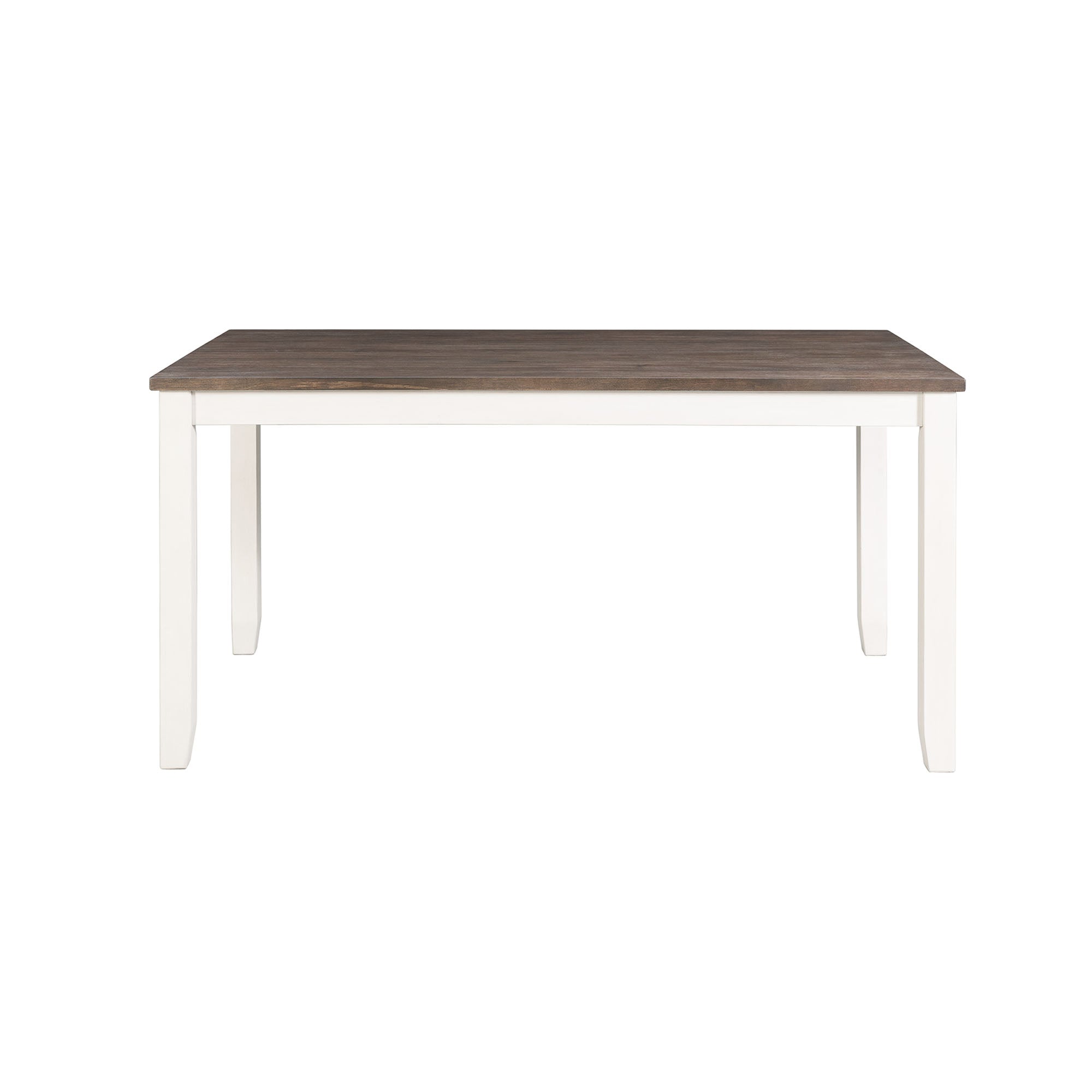 Martin-5-Pc-Dining-set-(Dark-Brown-Top---White-Base)