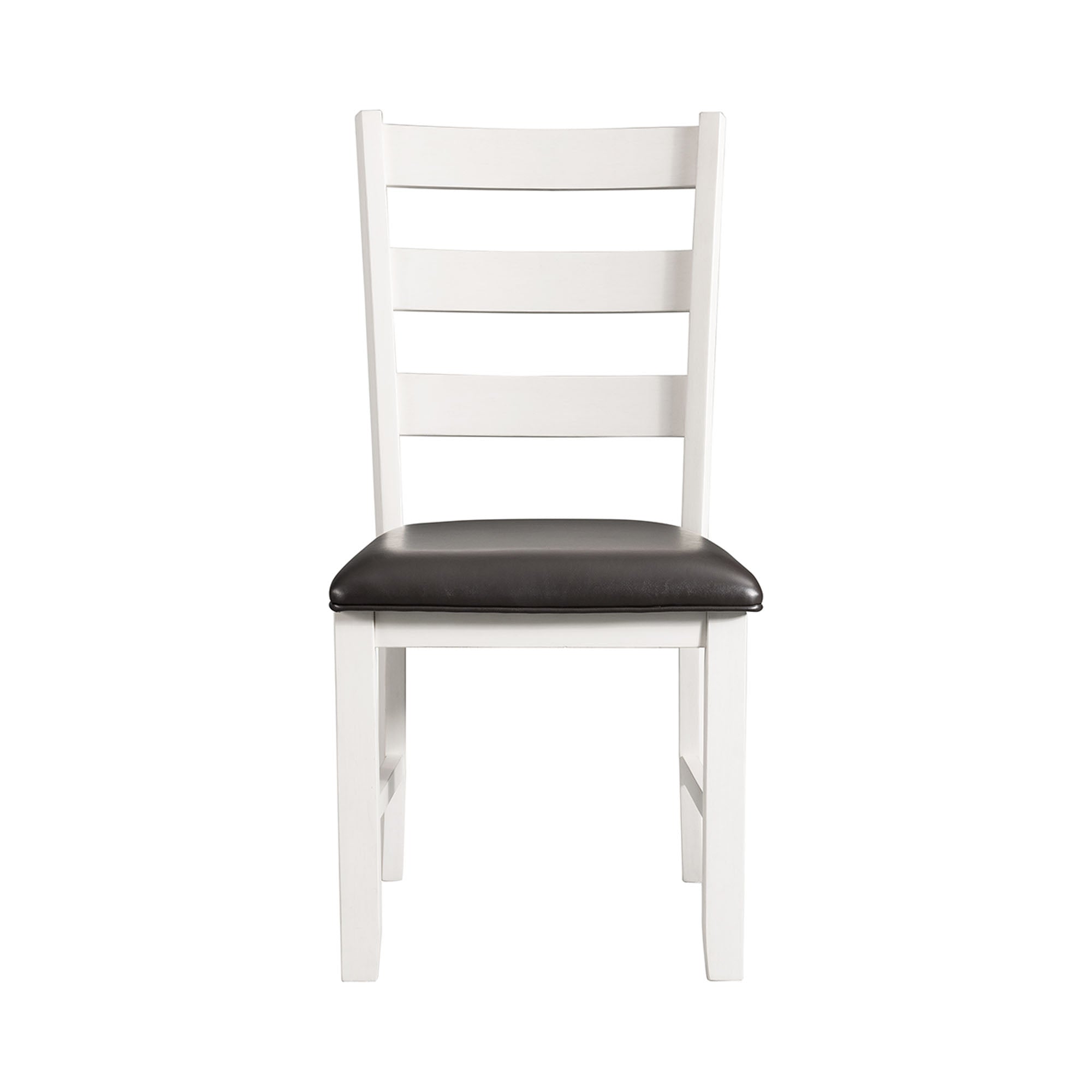 Martin-5-Pc-Dining-set-(Dark-Brown-Top---White-Base)