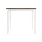 Martin-5pc-Counter-Set-(Dark-Brown-Top---White-Base)