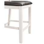 Martin-5pc-Counter-Set-(Dark-Brown-Top---White-Base)