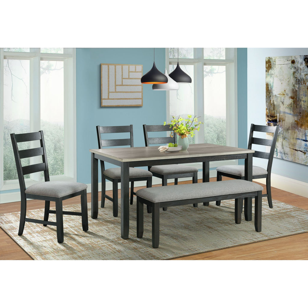 Martin-6-PC-Dining-Set-(Black-Base)