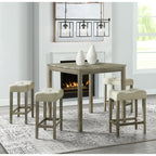 Oak-Lawn-5-Pc-Counter-Set-in-Natural-Finish