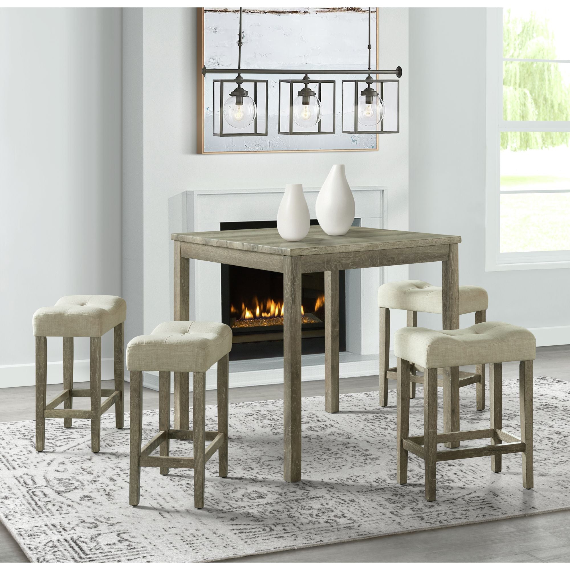 Oak-Lawn-5-Pc-Counter-Set-in-Natural-Finish