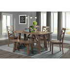 Renegade-64""-6pc-Dining-Set(Kd)