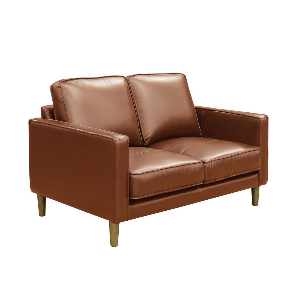 Pacer Loveseat in Fiero Tan (top Grain/Pvc)