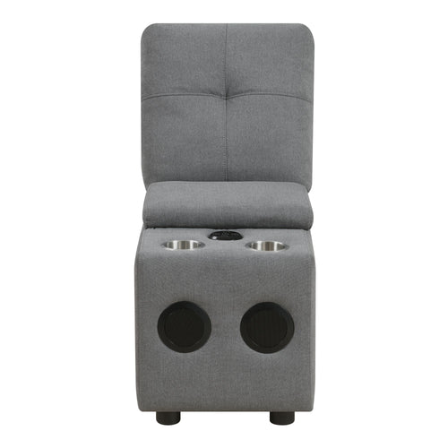 Armani-Modular-Console-W/USB-Charger-In-Columbia-Charcoal-No-Pillow-(ISTA3-packaging)
