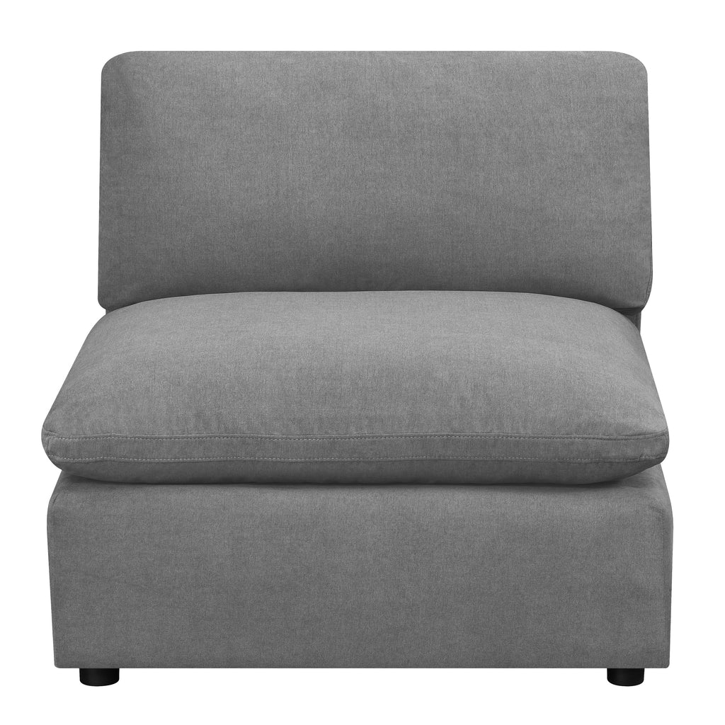Cloud-9-Sectional--Armless-Chair-in-Garrison-Charcoal