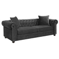 Greenwich-Sofa-Broadway-Grey-W/2-Base-Pillows