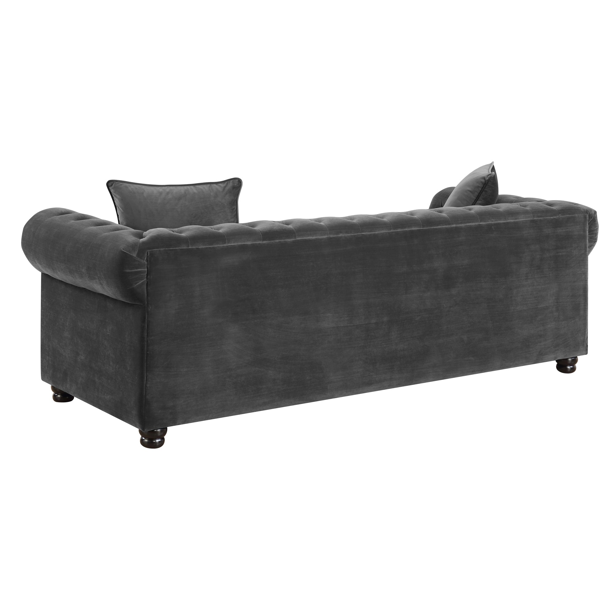 Greenwich-Sofa-Broadway-Grey-W/2-Base-Pillows