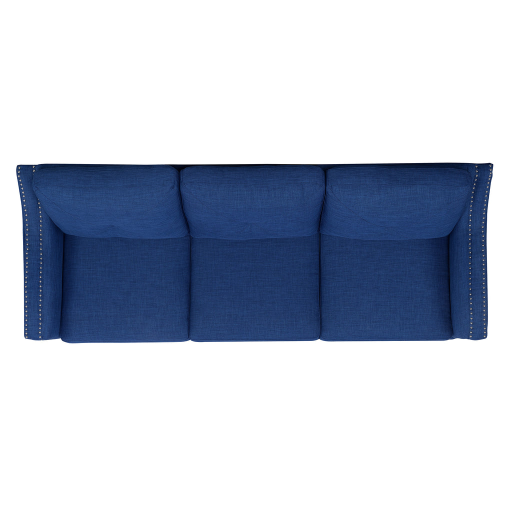 Malone-6651-Sofa-90""-Heirloom-Blue