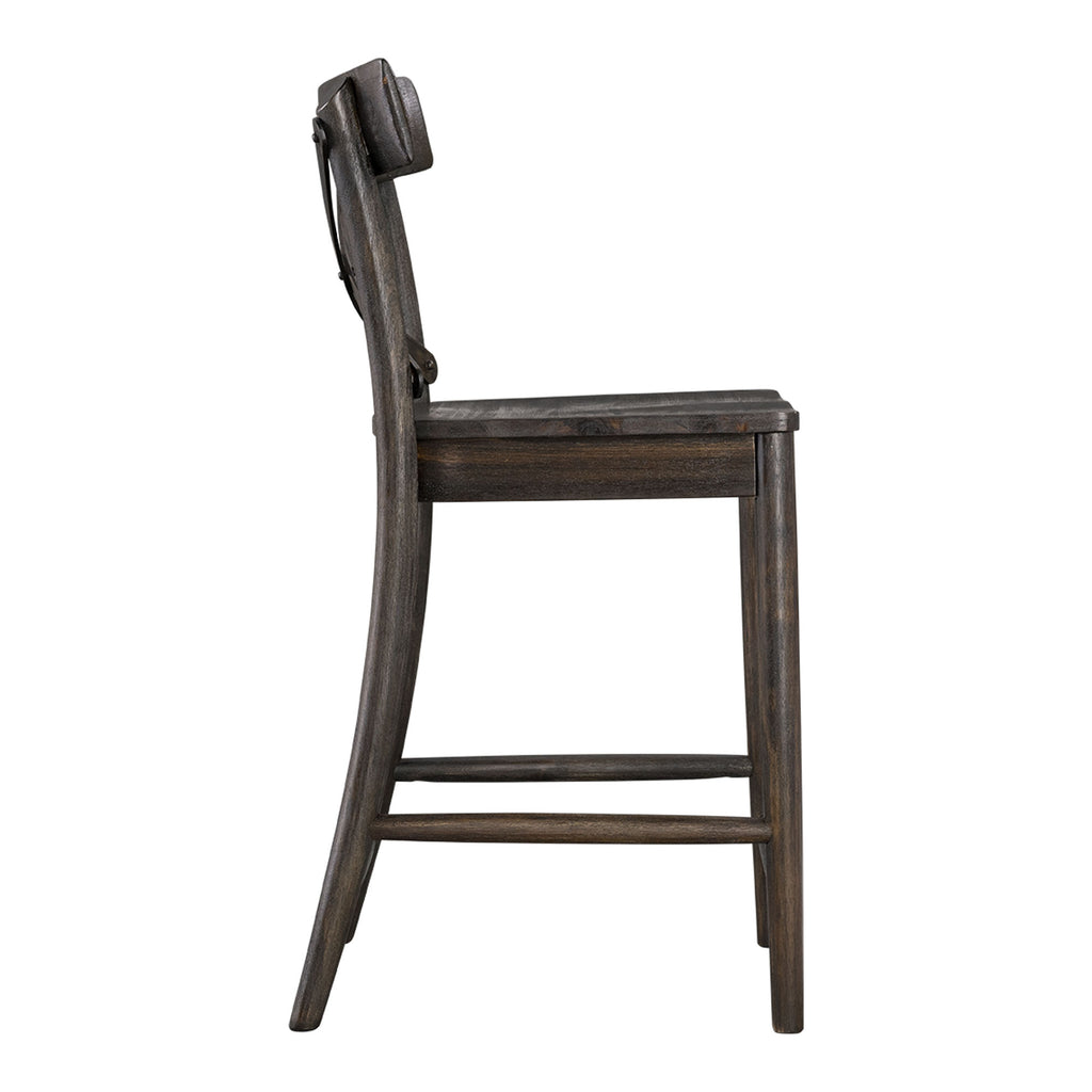 (D210-22C)-Coronado--24''-Counter-Stool--Chocolate