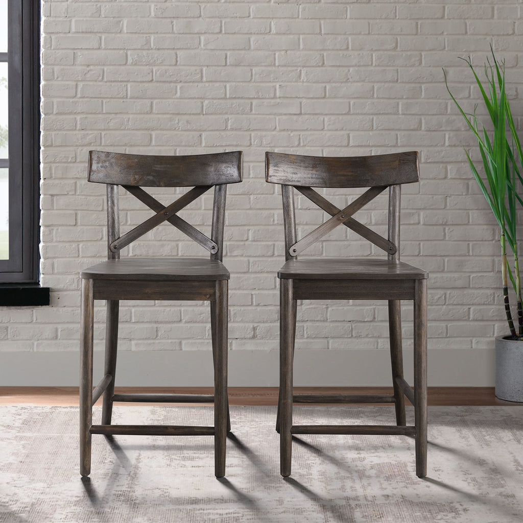 (D210-22C)-Coronado--24''-Counter-Stool--Chocolate