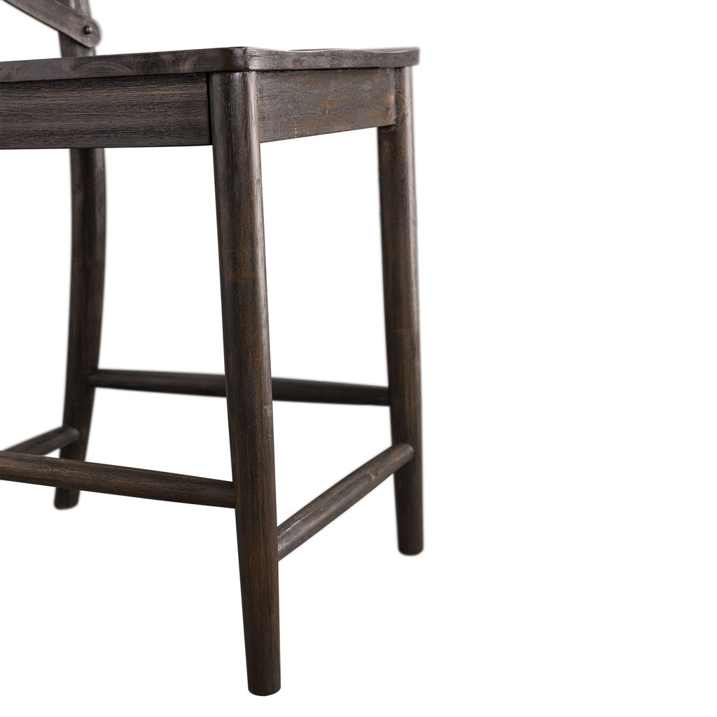 (D210-22C)-Coronado--24''-Counter-Stool--Chocolate